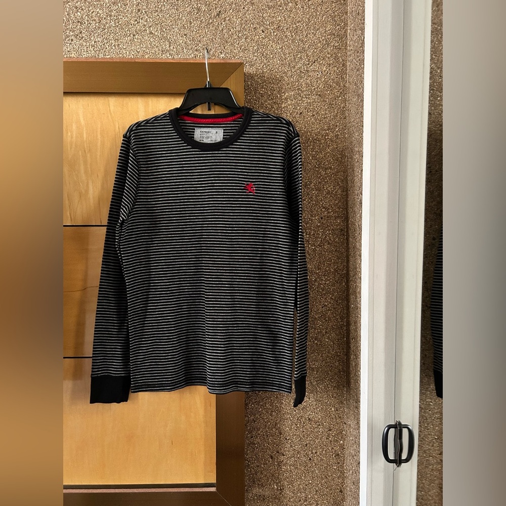 Express waffle men’s long sleeve top